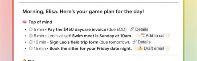 Google Labs Launches CC, AI-Powered Experiment That Summarizes Your Upcoming Day