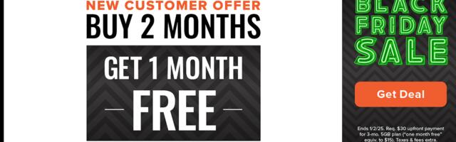 Buy 2 Months, Get 1 Month FREE on Mint Mobile's best-selling 3-month 5GB plan