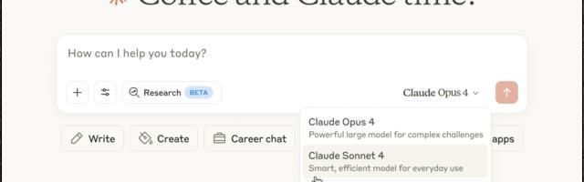 Anthropic’s Claude 4 AI models are better at coding and reasoning