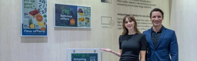Samsung introduces its first Color E-Paper TV designed for advertising outdoors