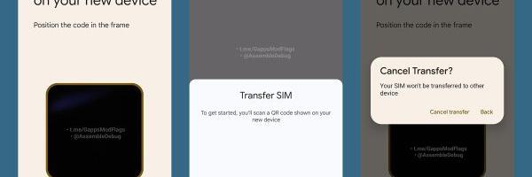 First Look at Android’s Native eSIM Transfer Tool