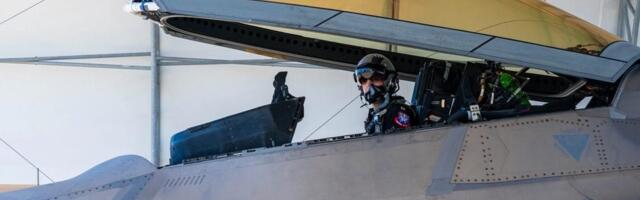 How an F-22 fighter pilot transforms the stealth jet's combat capabilities into a soaring spectacle