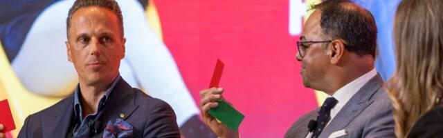 Marriott’s Rajeev Menon and Mandarin Oriental’s Alex Schellenberger at Skift Asia Forum 2026