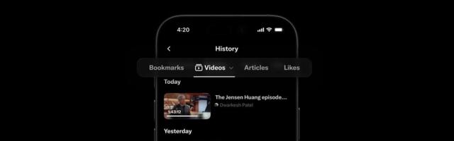 X gets a History tab where you can relive all the cursed stuff saved over the years