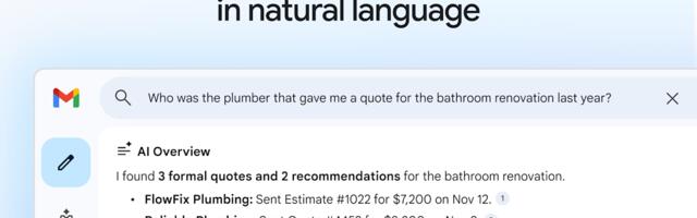 Gmail is getting a Gemini AI overhaul