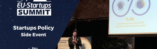 Register now for the Innovation Radar Bridge side event at this year’s EU-Startups Summit