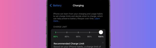 Preserve iPhone Battery With Charging Limit Options in iOS 18