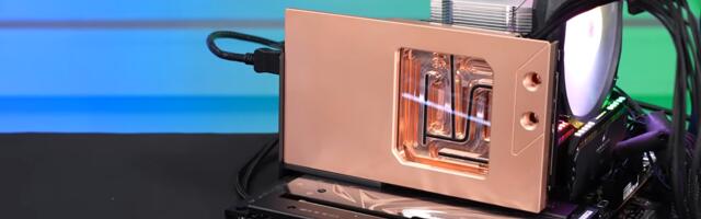 Custom RTX 5090 water block drops GPU temps by 30C