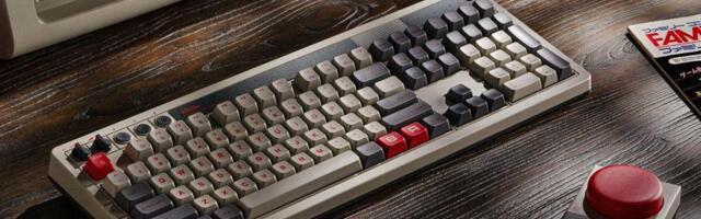 8BitDo now sells its retro mechanical keyboards with integrated number pads