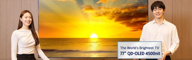 Battle of the OLEDs: LG and Samsung both unveil panels with 4,500 nit brightness claims — but there's a catch