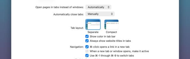 Compact Safari Tab Bar Returns in macOS Tahoe 26.4 and iPadOS 26.4