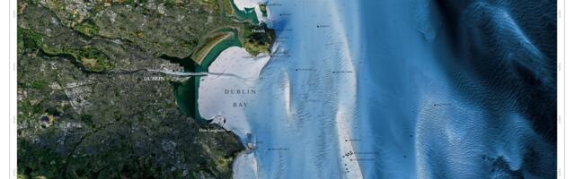 New INFOMAR Blue Scale Map Shows Dublin Bay in Stunning Detail