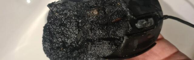 Gaming mouse goes up in flames, nearly causes apartment fire