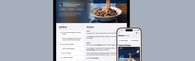 Apple News+ Gains Recipes, Restaurant Reviews, and More in iOS 18.4