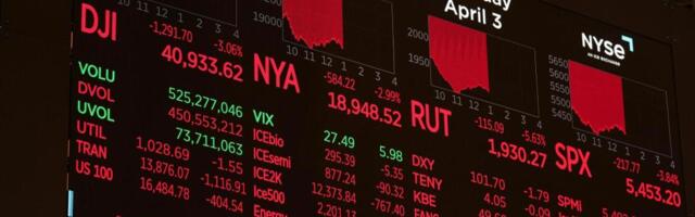 Markets tumble with S&P 500 down 5% and Dow down 1,600 after China retaliates against Trump tariffs