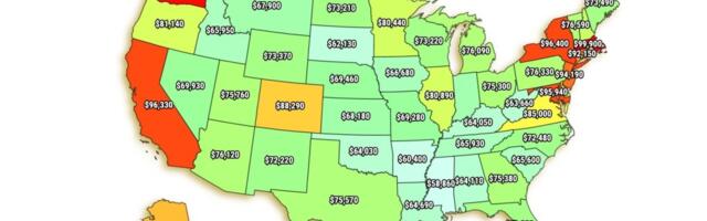 Which workers earn six figures in California?