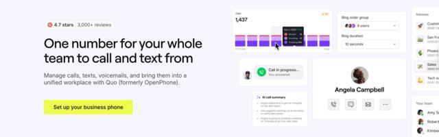 Quo review: A modern, AI-powered business phone platform for small businesses