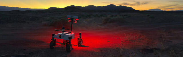 NASA is testing a rover that can drive faster and lift its wheels to climb obstacles