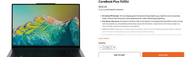 CPU fraud scandal erupts as another Chinese laptop busted with a fake chip — second device sporting a disguised Ryzen 5500U uncovered after vendor threatens legal action