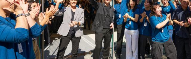 Tim Cook wore one-of-a-kind Nike sneakers on a visit to an Apple store in Japan
