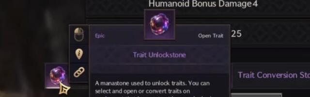 How to get and use Trait Unlockstones in Throne And Liberty