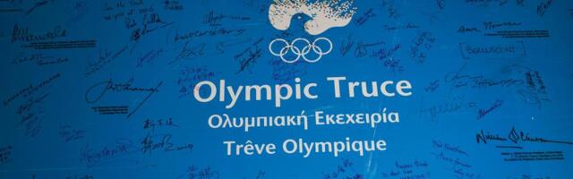 Olympic organizers invoke an ancient pledge to call for the suspension of all wars