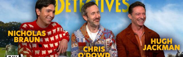 Hugh Jackman and Sheep Detectives co-stars test their movie trivia