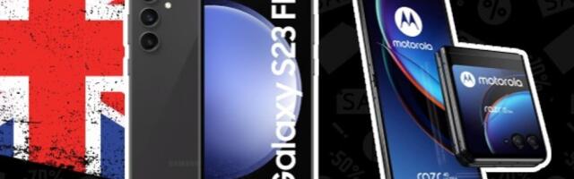 Samsung Galaxy S23 FE and the Motorola Razr 40 Ultra are discounted on Amazon UK