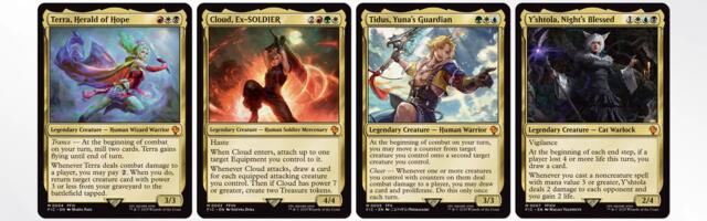 More Magic: The Gathering Final Fantasy crossover cards revealed, with classic artwork and a fresh card type