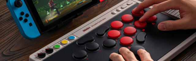 8BitDo’s new all-button arcade controller is just 16mm thick