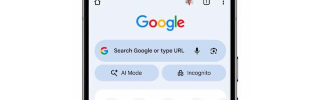 Google adds an AI Mode shortcut to Chrome on mobile
