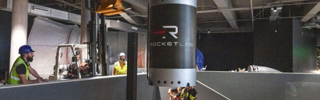 Rocket Lab Electron among first artifacts installed in CA Science Center space gallery