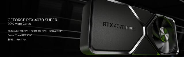 Nvidia's technically Game Ready driver supports new RTX 4070 Super and Pokemon-esque survival game 'Palworld'
