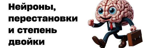 Нейроны, перестановки и степень двойки — что у них общего?