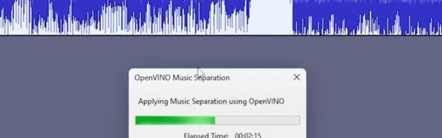 Audacity gets AI transcription and noise suppression courtesy of Intel OpenVINO plug-ins