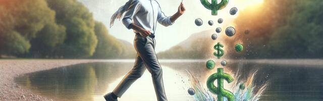 Young entrepreneur turns stone skipping into profitable business