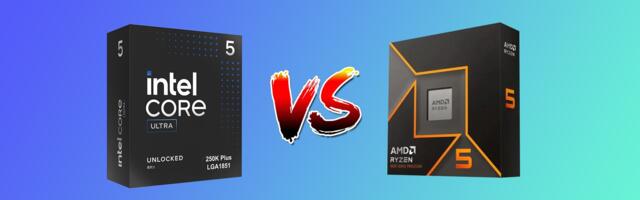 Intel Core Ultra 250K Plus vs AMD Ryzen 5 9600X faceoff — battle for the best $200 CPU