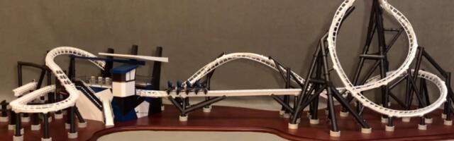 A 3D Printed Roller Coaster Scale Model
