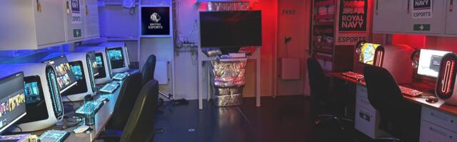 UK Royal Navy builds 'esports suite' loaded with gaming PCs onboard its newest warship — eight high-powered PC battle stations added to war room