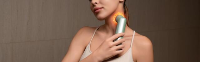 Nanoleaf made a vibrating light therapy skincare wand