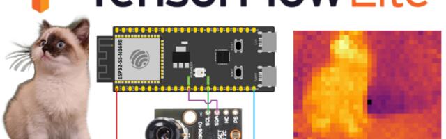ESP32 + MLX90640: тепловизор с искусственным интеллектом