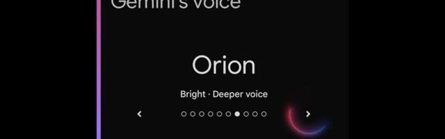 Google Gemini Live's AI voice now comes in ten more styles that take inspiration from the stars