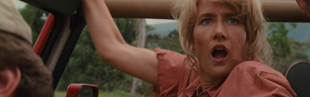 Laura Dern says an awkward moment on set acting with fake dinosaurs made her worried 'Jurassic Park' would flop