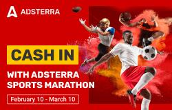 Adsterra launches Sports Marathon for advertisers