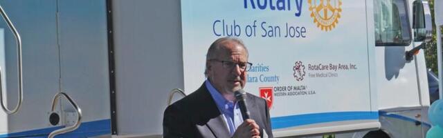 San Jose Rotary unveils mobile medical clinic to serve vulnerable populations