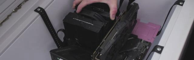 Australian modder solves PC in a freezer conundrum with sheer size, socks filled with silica gel power — condensation conquered and minimal overclocking gains on display at minus 28C