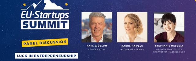 Meet the speakers joining the “The role of luck in entrepreneurship” panel at the EU-Startups Summit 2026!