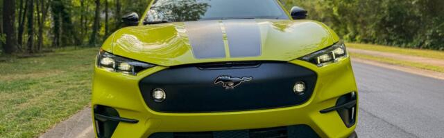 I drove Ford's Mustang Mach-E Rally. It looks like a life-sized Hot Wheels toy but is actually a fantastically fast electric SUV.