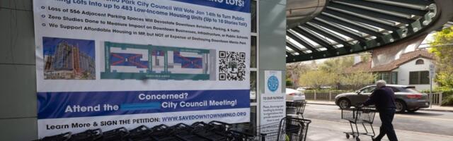 Business coalition sues Menlo Park over downtown parking lot redevelopment proposal