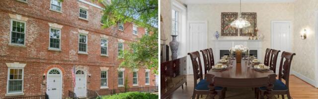 A Washington, DC, rowhouse built during George Washington's presidency is on sale for $1.15 million. Look inside.